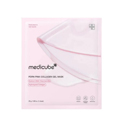 MEDICUBE – PDRN Pink Collagen Gel Mask (1pc or 4pcs)